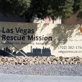 Las Vegas Rescue Mission wall mural