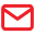 Red envelope icon representing email