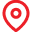 Red location pin icon